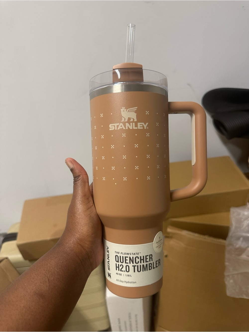 Stanley Dee Clay Orange 40oz Quencher